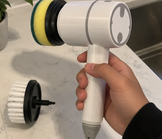 Why an Electric Dish Scrubber Can Make Kitchen Cleanup So Much Easier